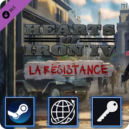 Hearts of Iron IV - La Résistance DLC (PC) Steam CD Key Global