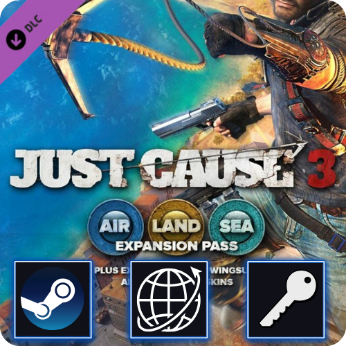 Just Cause 3 - Air Land & Seas Expansion Pass DLC (PC) Steam CD Key Global