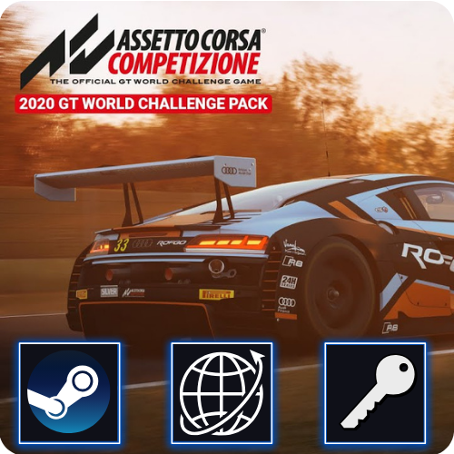 Assetto Corsa Competizione 2020 GT World Challenge Pack DLC Steam Key