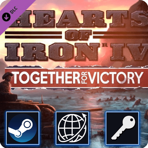 Hearts of Iron IV - Together for Victory DLC (PC) Steam CD Key Global