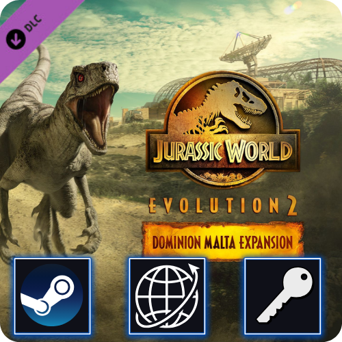 Jurassic World Evolution 2 Dominion Malta Expansion DLC Steam Key Global