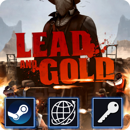 Lead and Gold Gang of The Wild West (PC) Steam CD Key Global