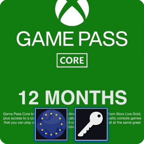 Xbox Game Pass Core 12 Month Europe Key