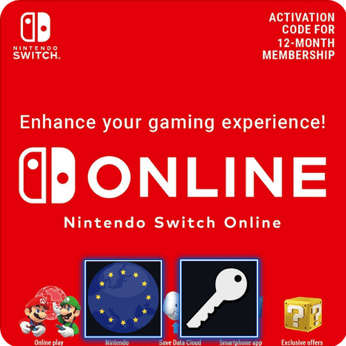 Nintendo Switch 365 Days Online Membership (Nintendo Switch) Europe Key
